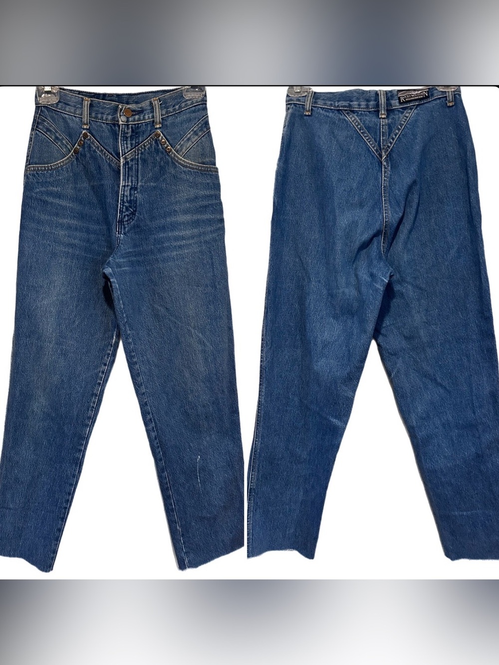 Rocky Mountain Vintage Women's Rockies Bareback High Waist Y2K Jeans 25 x 29